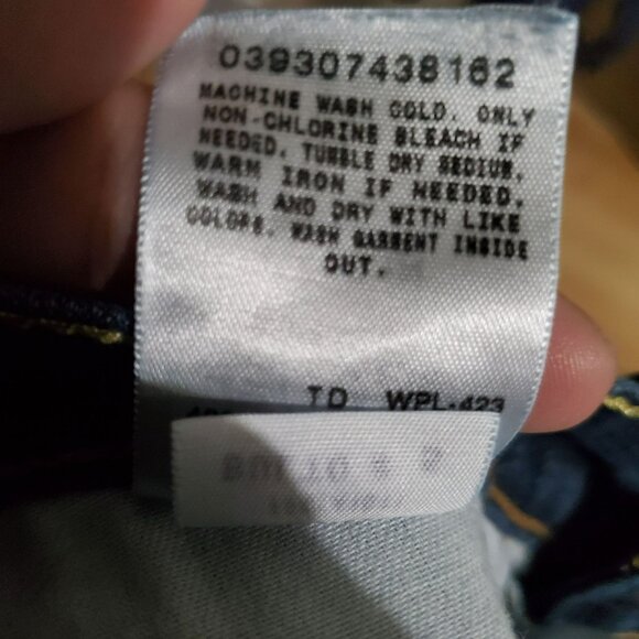 Levis Jeans Womens Size 5 Blue Curvy Cut 528 Skinny Stretch Denim - Picture 5 of 14